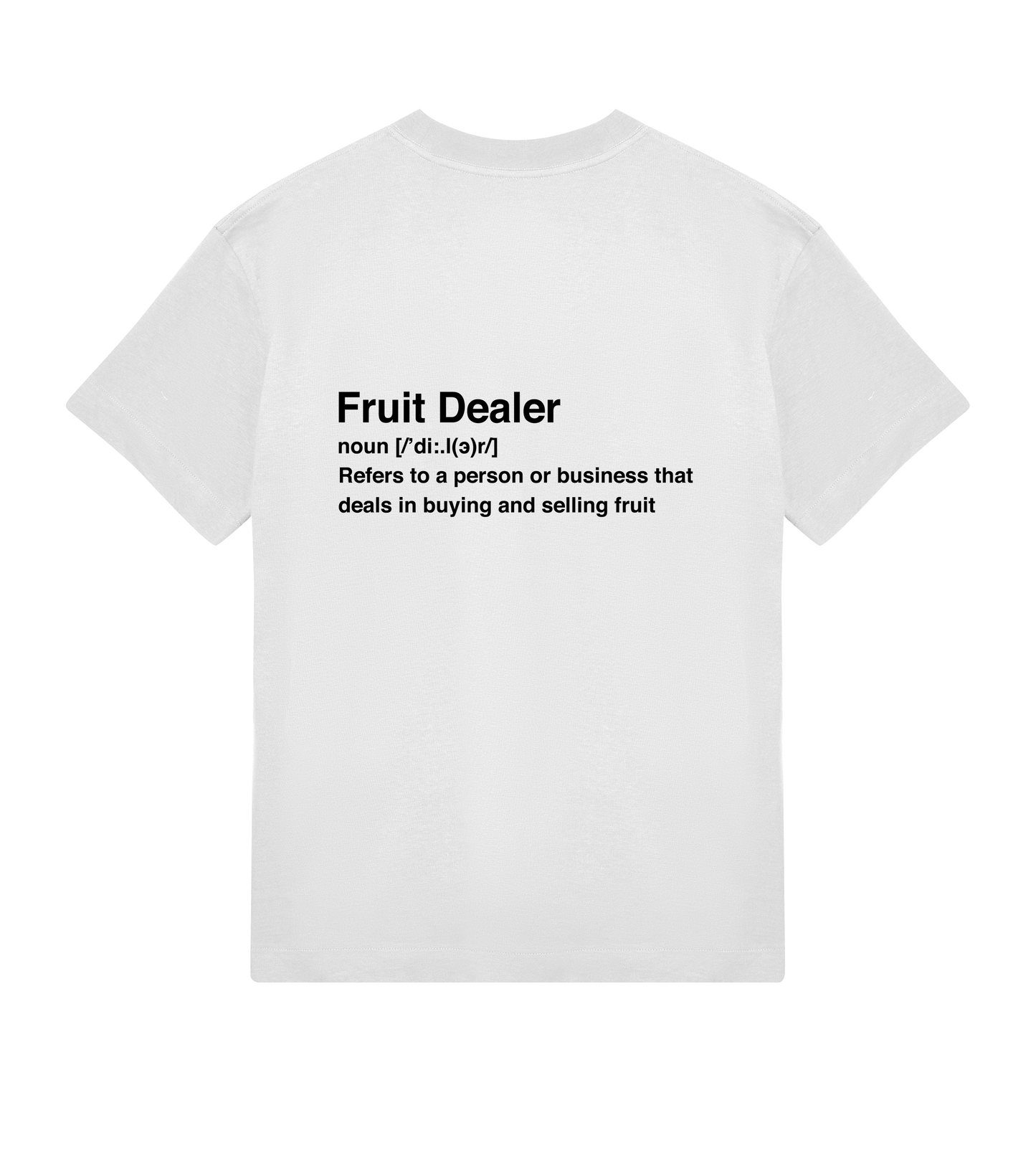 FRUIT DEALER PHONETIC WHITE - Fruit Dealer