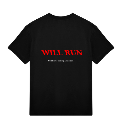black t-shirt back