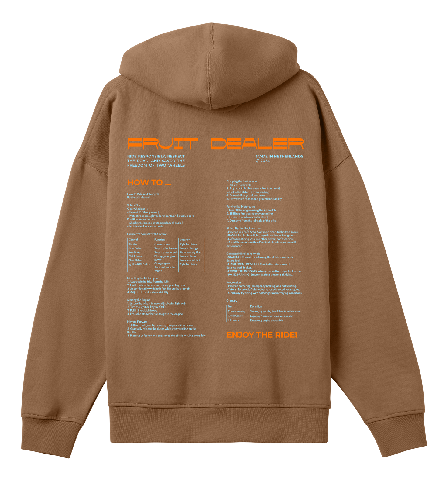 RIDE RESPONSIBLY HOODIE